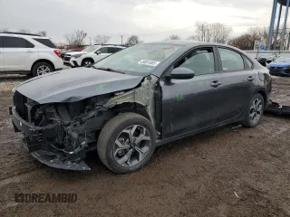2021 Kia Forte LXS with VIN 3KPF24AD2ME288713, listed as a Copart auction lot 49091065 with 38,290 mi miles and Salvage Title. Bid and sale history available at carsss.com. Image 1.