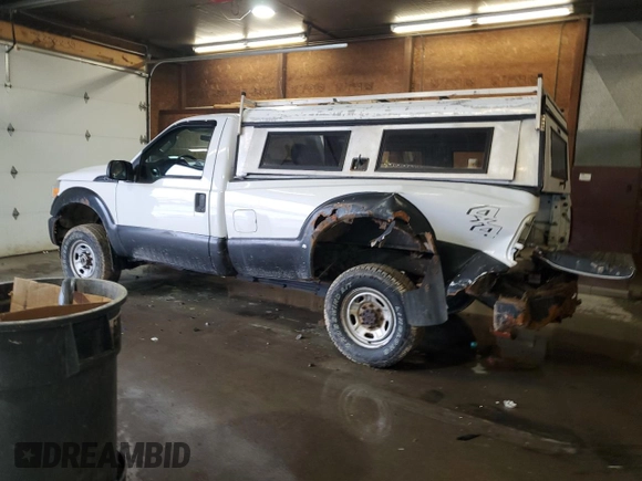 2011 Ford Super Duty F-250 SRW XL with VIN 1FTBF2B61BEA75090, listed as a Copart auction lot 48048225 with 252,799 mi miles and Salvage Title. Bid and sale history available at carsss.com. Image 2.