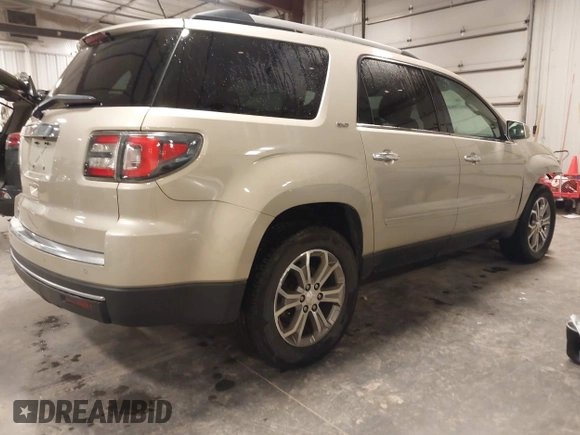 2015 GMC Acadia SLT z VIN 1GKKRSKD0FJ150417, wystawiony jako IAAI lot #41467746 z przebiegiem 155 893 mil mil oraz . Historia ofert i sprzedaży dostępna na DreamBid. Obrazek 4.
