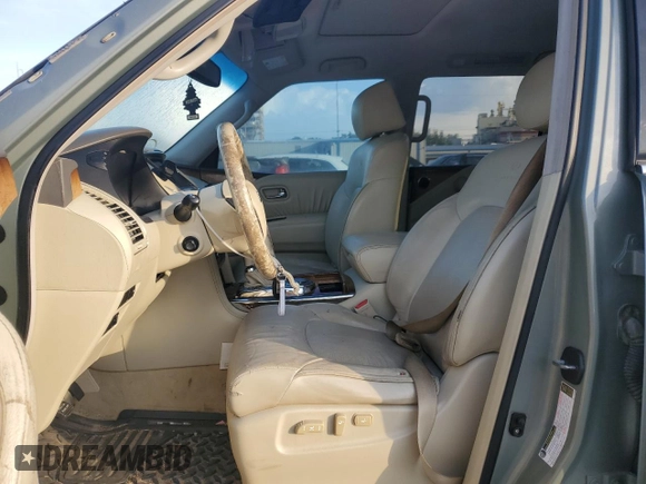 2012 Infiniti QX56 7-passenger with VIN JN8AZ2NF7C9515536, listed as a Copart auction lot 54954855 with Not Provided miles and Salvage Title. Bid and sale history available at carsss.com. Image 7.