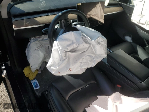 2022 Tesla Model Y Performance with VIN 7SAYGDEF8NF375858, listed as a Copart auction lot 46127965 with Not Provided miles and Salvage Title. Bid and sale history available at DreamBid. Image 8.