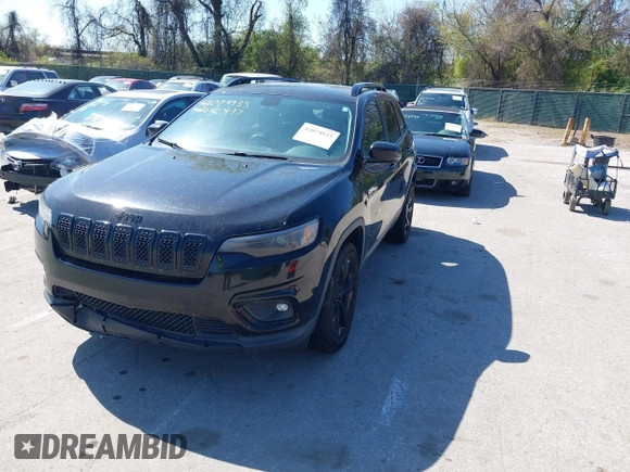 2019 Jeep Cherokee Latitude Plus with VIN 1C4PJMLB3KD321381, listed as a IAAI auction lot 42074933 with 181,575 mi miles and . Bid and sale history available at DreamBid. Image 2.