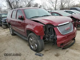 2011 GMC Yukon SLT with VIN 1GKS2CE05BR197666, listed as a Copart auction lot 41823744 with 108,215 mi miles and Salvage Title. Bid and sale history available at carsss.com. Image 4.