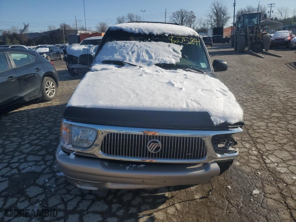 2001 Mercury Mountaineer with VIN 4M2ZU86P31UJ00676, listed as a Copart auction lot 82752844 with 160,886 mi miles and Salvage Title. Bid and sale history available at carsss.com. Image 5.