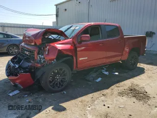 2022 GMC Canyon 2WD Elevation with VIN 1GTG5CENXN1117107, listed as a Copart auction lot 46647885 with 0 mi miles and Salvage Title. Bid and sale history available at carsss.com. Image 1.