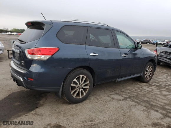 2014 Nissan Pathfinder S with VIN 5N1AR2MM6EC683780, listed as a Copart auction lot 53551405 with 134,840 mi miles and Clean Title. Bid and sale history available at carsss.com. Image 3.