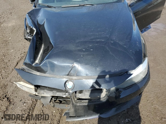 2015 BMW 3 Series 320i xDrive with VIN WBA3C3G59FNT51733, listed as a Copart auction lot 52123345 with Not provided miles and Salvage title. Bid and sale history available at DreamBid. Image 11.