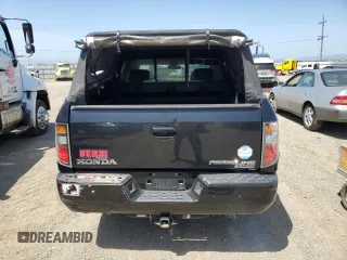 2006 Honda Ridgeline RTL with VIN 2HJYK16596H566552, listed as a Copart auction lot 57516525 with 192,023 mi miles and Salvage Title. Bid and sale history available at DreamBid. Image 6.