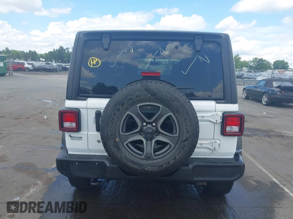 2018 Jeep Wrangler Unlimited Sport с VIN 1C4HJXDG3JW129798, выставлен на аукционе IAAI как лот 42635872 с пробегом 74 392 миль миль и . История ставок и продаж доступна на DreamBid. Изображение 17.