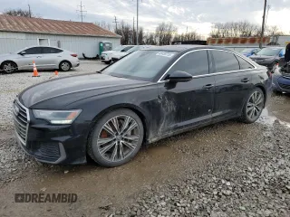 2019 Audi A6 Premium with VIN WAUK2AF25KN059291, listed as a Copart auction lot 45458715 with 52,007 mi miles and Salvage Title. Bid and sale history available at carsss.com. Image 1.