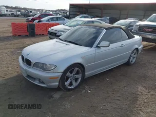 2004 BMW 3 Series 325Ci with VIN WBABW33444PL30788, listed as a IAAI auction lot 41659134 with 127,844 mi miles. Bid and sale history available at carsss.com. Image 6.