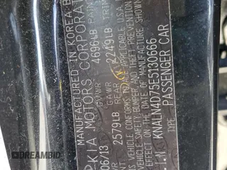 2014 Kia Cadenza Limited with VIN KNALN4D75E5130666, listed as a Copart auction lot 52460235 with 125,807 mi miles and Salvage Title. Bid and sale history available at carsss.com. Image 13.