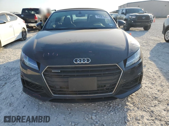 2023 Audi TT Roadster with VIN TRUTECFV5P1005594, listed as a Copart auction lot 77174604 with 14,335 mi miles and Salvage title. Bid and sale history available at DreamBid. Image 5.
