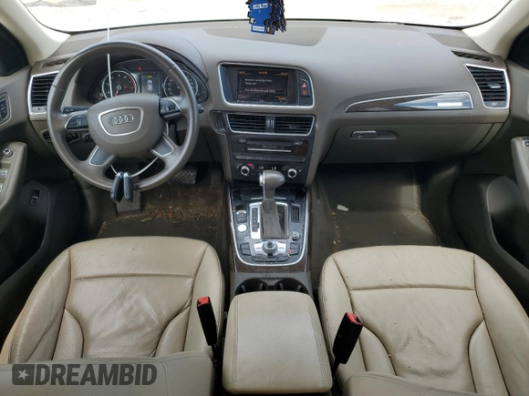 2014 Audi Q5 Premium Plus with VIN WA1LFAFP5EA101925, listed as a Copart auction lot 58351255 with 107,126 mi miles and Salvage title. Bid and sale history available at DreamBid. Image 8.