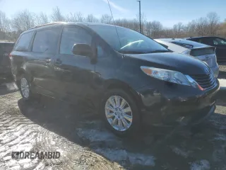 2013 Toyota Sienna LE with VIN 5TDJK3DC6DS063871, listed as a Copart auction lot 47180495 with 214,404 mi miles and Clean Title. Bid and sale history available at carsss.com. Image 4.