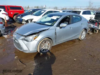 2017 Toyota Yaris iA with VIN 3MYDLBYV4HY155934, listed as a IAAI auction lot 41508295 with 127,465 mi miles. Bid and sale history available at carsss.com. Image 17.