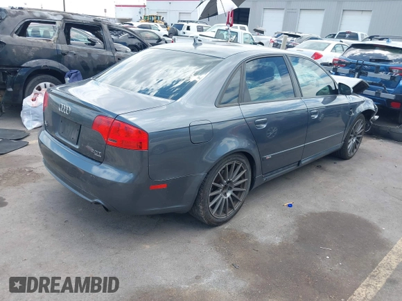 2008 Audi A4 2.0T with VIN WAUEF78E98A158420, listed as a IAAI auction lot 42637271 with 233,847 mi miles and . Bid and sale history available at DreamBid. Image 4.