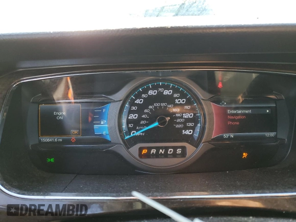 2014 Ford Taurus Limited with VIN 1FAHP2F8XEG163430, listed as a Copart auction lot 55357205 with 150,841 mi miles and Salvage title. Bid and sale history available at DreamBid. Image 9.