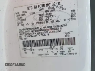 2007 Ford Escape XLS с VIN 1FMYU02Z57KB58377, выставлен на аукционе IAAI как лот 42715229 с пробегом 215 926 миль миль и . История ставок и продаж доступна на DreamBid. Изображение 9.