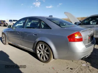 2003 Audi RS 6 with VIN WUAPV54B43N905277, listed as a Copart auction lot 43785095 with 156,178 mi miles and Salvage Title. Bid and sale history available at carsss.com. Image 2.