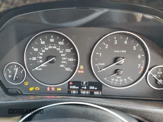 2016 BMW 3 Series 320i with VIN WBA8E1G55GNT34501, listed as a Copart auction lot 46363985 with 108,191 mi miles and Salvage Title. Bid and sale history available at DreamBid. Image 9.