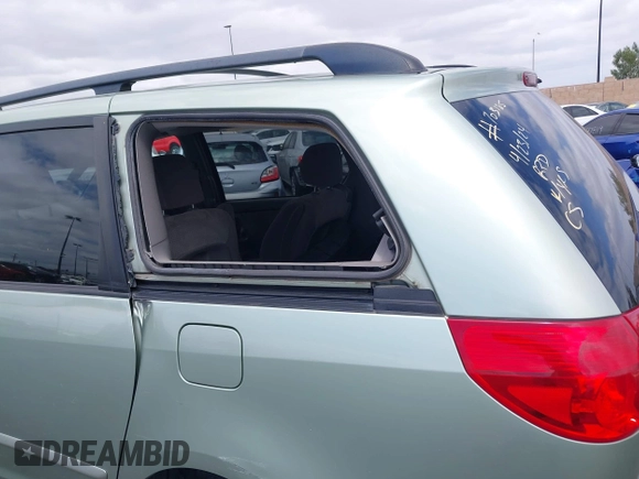 2008 Toyota Sienna CE with VIN 5TDZK23C58S148429, listed as a IAAI auction lot 42127318 with 152,163 mi miles and . Bid and sale history available at DreamBid. Image 12.