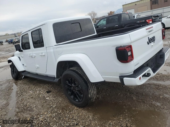 2023 Jeep Gladiator Overland with VIN 1C6HJTFG0PL564950, listed as a Copart auction lot 80207494 with 28,058 mi miles and Salvage Title. Bid and sale history available at carsss.com. Image 2.