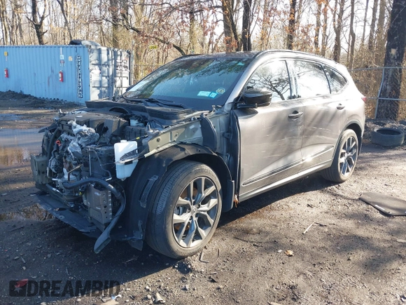 2022 Acura MDX w/A-Spec Package with VIN 5J8YE1H09NL035478, listed as a IAAI auction lot 41911403 with 77,529 mi miles. Bid and sale history available at carsss.com. Image 17.