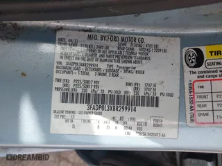 2011 Ford Fusion Hybrid with VIN 3FADP0L3XBR299914, listed as a IAAI auction lot 41659161 with 169,448 mi miles. Bid and sale history available at carsss.com. Image 9.