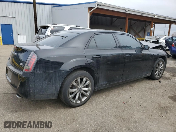 2014 Chrysler 300 with VIN 2C3CCAGG5EH375452, listed as a Copart auction lot 46312185 with 96,397 mi miles and Salvage Title. Bid and sale history available at carsss.com. Image 3.