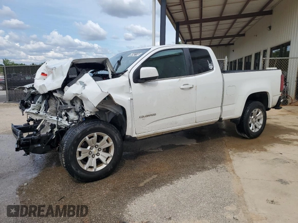 2020 Chevrolet Colorado 2WD LT with VIN 1GCHSCEA7L1164814, listed as a Copart auction lot 56542195 with 116,584 mi miles and Clean title. Bid and sale history available at DreamBid. Image 1.