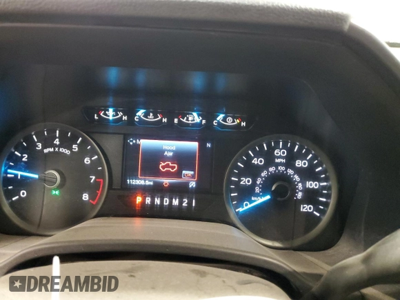 2020 Ford F-150 XL with VIN 1FTEX1EB1LKE41338, listed as a Copart auction lot 46285375 with 112,308 mi miles and Clean title. Bid and sale history available at DreamBid. Image 9.