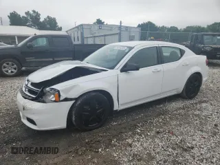 2014 Dodge Avenger SE z VIN 1C3CDZAB1EN167228, wystawiony jako Copart lot #59514395 z przebiegiem 119 298 mil mil oraz Czysty tytuł • Clean title. Historia ofert i sprzedaży dostępna na DreamBid. Obrazek 1.