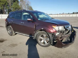2008 Acura MDX Sport/Pwr Tail Gate with VIN 2HNYD28758H544533, listed as a Copart auction lot 47129505 with 0 mi miles and Salvage Title. Bid and sale history available at carsss.com. Image 4.