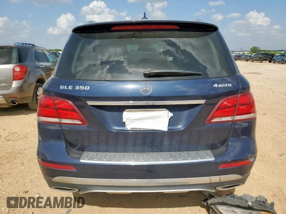 2016 Mercedes-Benz GLE 350 with VIN 4JGDA5HB7GA658965, listed as a Copart auction lot 62272645 with 126,563 mi miles and Salvage title. Bid and sale history available at DreamBid. Image 6.
