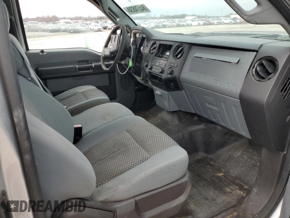 2011 Ford F-250 XL with VIN 1FT7X2A68BEA83904, listed as a Copart auction lot 84274634 with 297,487 mi miles and Salvage title. Bid and sale history available at DreamBid. Image 10.
