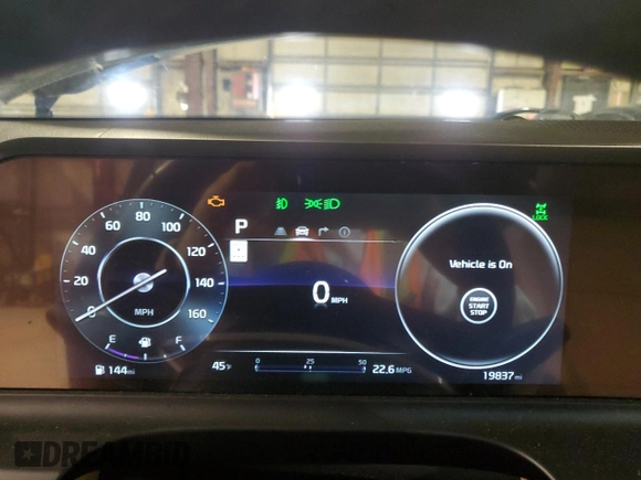 2024 Kia Seltos SX with VIN KNDETCA73R7622283, listed as a Copart auction lot 50355475 with 19,837 mi miles and Salvage title. Bid and sale history available at DreamBid. Image 9.