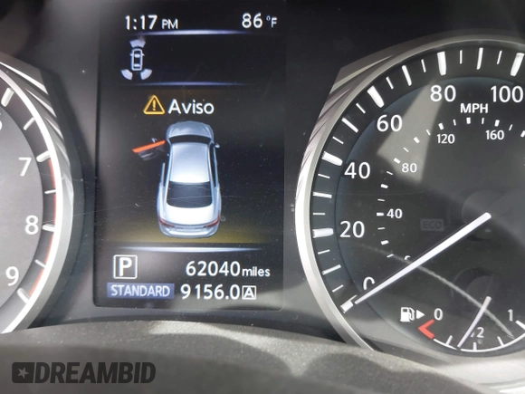 2019 Infiniti Q50 RED SPORT 400 with VIN JN1FV7AP0KM760153, listed as a IAAI auction lot 41895981 with 62,070 mi miles. Bid and sale history available at carsss.com. Image 15.