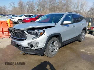 2019 GMC Terrain SLT with VIN 3GKALVEV4KL358841, listed as a IAAI auction lot 41776703 with 56,835 mi miles. Bid and sale history available at carsss.com. Image 18.