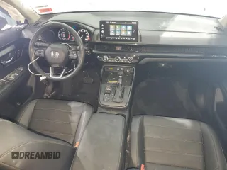 2024 Honda CR-V EX-L with VIN 2HKRS4H74RH427370, listed as a Copart auction lot 44397035 with 27,896 mi miles and Salvage Title. Bid and sale history available at carsss.com. Image 8.