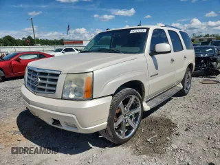 2005 Cadillac Escalade с VIN 1GYEK63N65R128508, выставлен на аукционе Copart как лот 64121575 с пробегом 224 589 миль миль и Списание • Salvage title. История ставок и продаж доступна на DreamBid. Изображение 1.