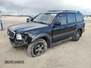 2001 Toyota Land Cruiser with VIN JTEHT05J612016569, listed as a Copart auction lot 85238644 with 335,165 mi miles and Salvage Title. Bid and sale history available at carsss.com. Image 1.