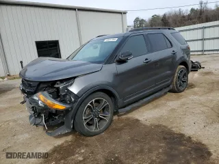 2015 Ford Explorer Sport with VIN 1FM5K8GT8FGC51133, listed as a Copart auction lot 48207495 with 126,145 mi miles and Salvage Title. Bid and sale history available at carsss.com. Image 1.