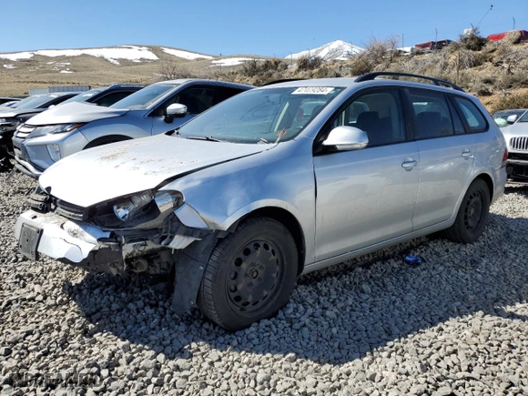 2014 Volkswagen Jetta SportWagen S with VIN 3VWPP7AJ6EM617253, listed as a Copart auction lot 47409284 with 130,188 mi miles and Salvage Title. Bid and sale history available at carsss.com. Image 1.
