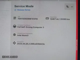 2022 Tesla Model Y Long Range with VIN 7SAYGDEE6NF313110, listed as a IAAI auction lot 41703939 with 12,468 mi miles. Bid and sale history available at carsss.com. Image 7.