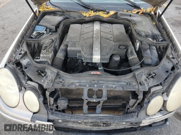 2005 Mercedes-Benz E-Class 3.2L with VIN WDBUF65J95A712625, listed as a Copart auction lot 82050834 with 327,844 mi miles and Salvage Title. Bid and sale history available at carsss.com. Image 11.