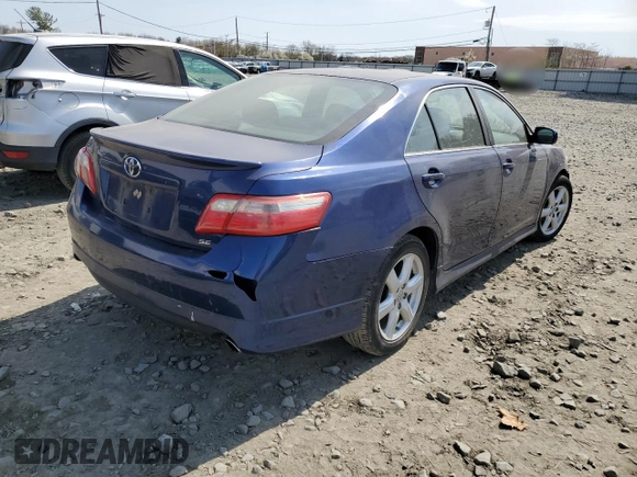 2007 Toyota Camry CE with VIN 4T1BE46K77U015622, listed as a Copart auction lot 52516715 with 106,131 mi miles and Salvage Title. Bid and sale history available at carsss.com. Image 3.