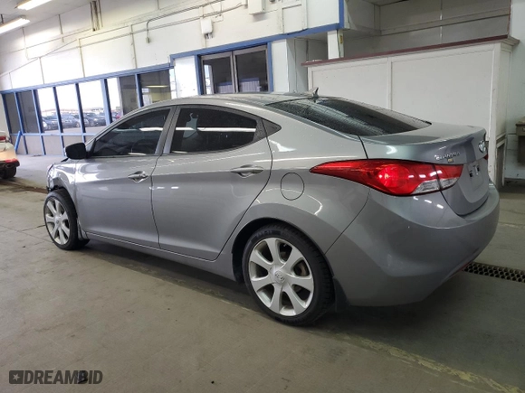 2013 Hyundai Elantra GLS PZEV with VIN KMHDH4AE2DU992373, listed as a Copart auction lot 51238635 with 117,561 mi miles and Salvage Title. Bid and sale history available at carsss.com. Image 2.
