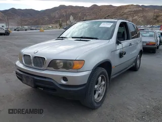 2001 BMW X5 4.4i with VIN WBAFB33541LH20155, listed as a IAAI auction lot 41078904 with 172,762 mi miles. Bid and sale history available at carsss.com. Image 2.