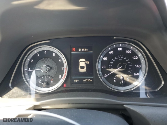 2020 Hyundai Sonata SEL with VIN 5NPEL4JA5LH049844, listed as a Copart auction lot 49001515 with 61,720 mi miles and Salvage Title. Bid and sale history available at carsss.com. Image 9.